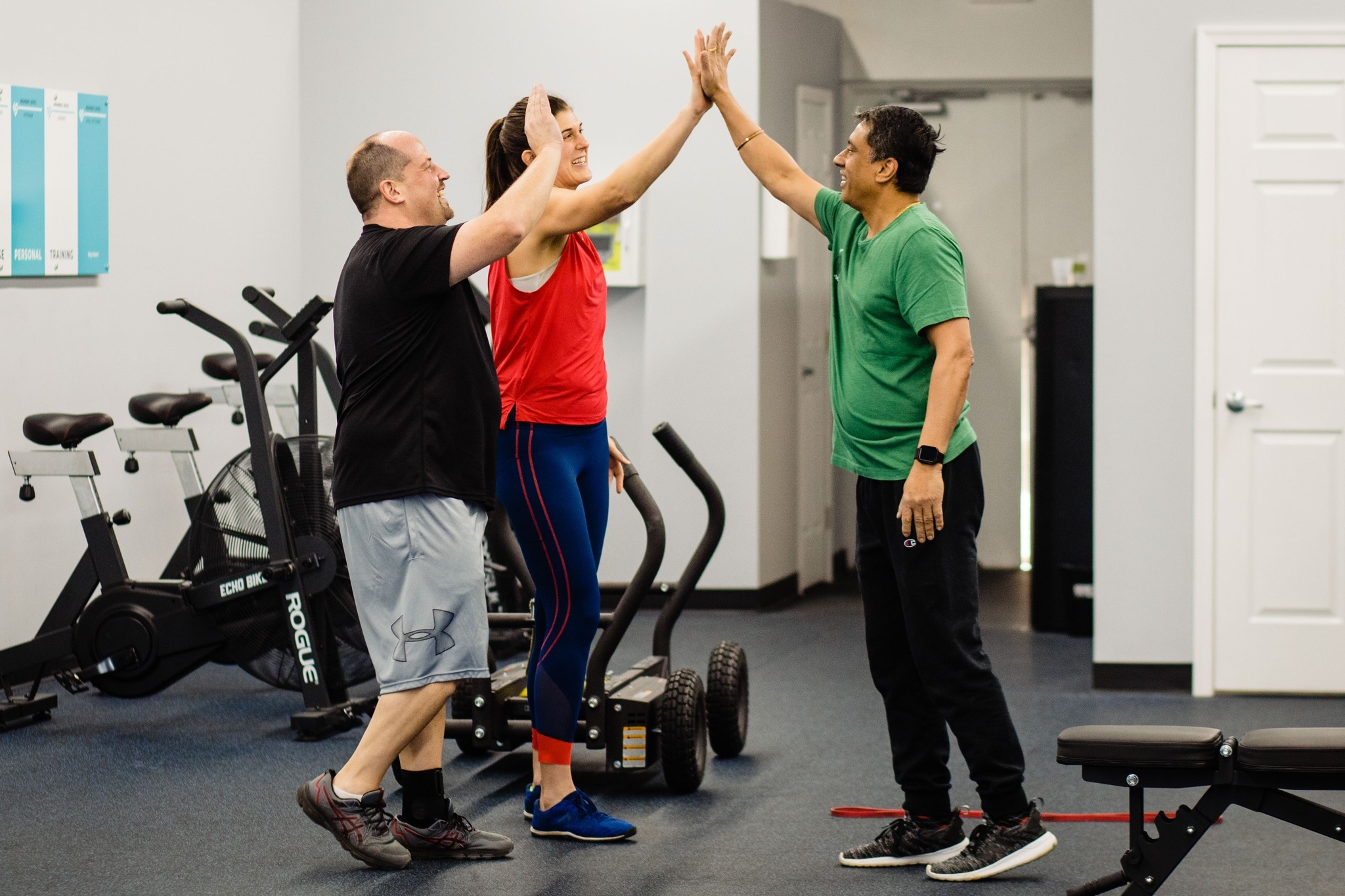 Athletes training at Engage Personal Training